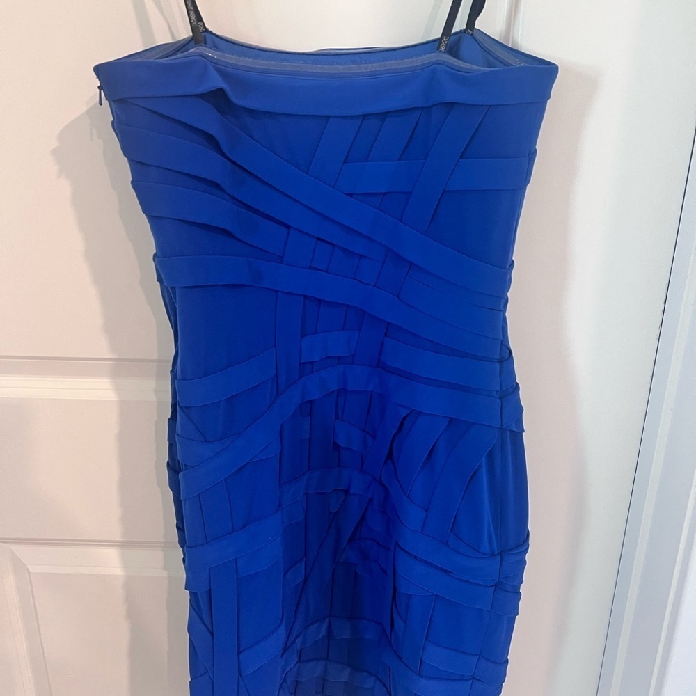 Tadashi Shoji Royal Blue Bandage Dress Size Small - Picture 11 of 11